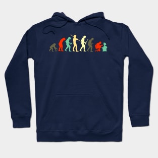 Evolution Of Man - Computer Gamer - Funny Design Hoodie